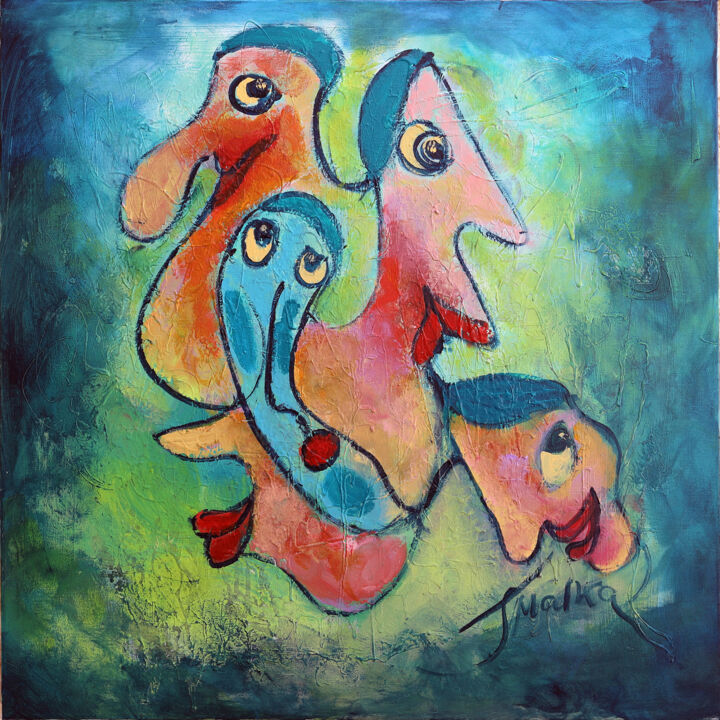绘画,  31.5x31.5 in 
