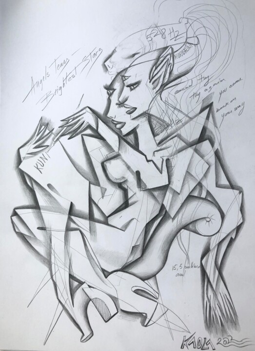 图画,  11.8x7.9 in 