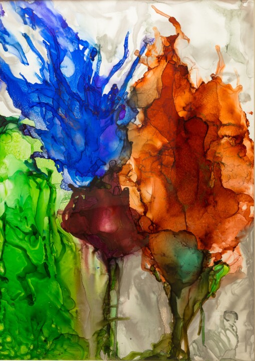 Scales of emotions 绘画, 27.6x19.7 in