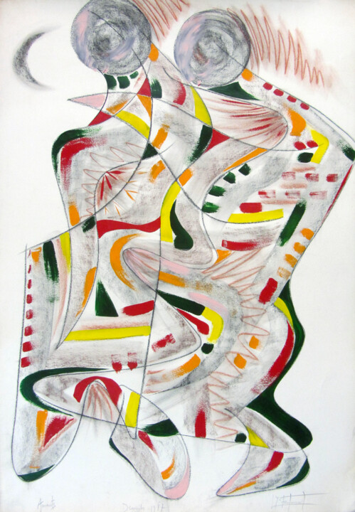 Amants 图画, 44.5x30.3 in