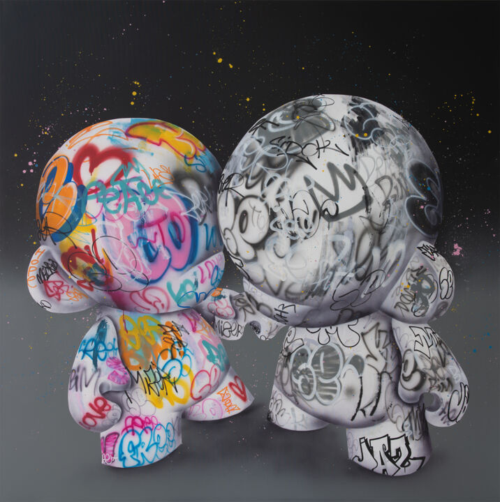 Love is All 绘画, 78.7x78.7 in