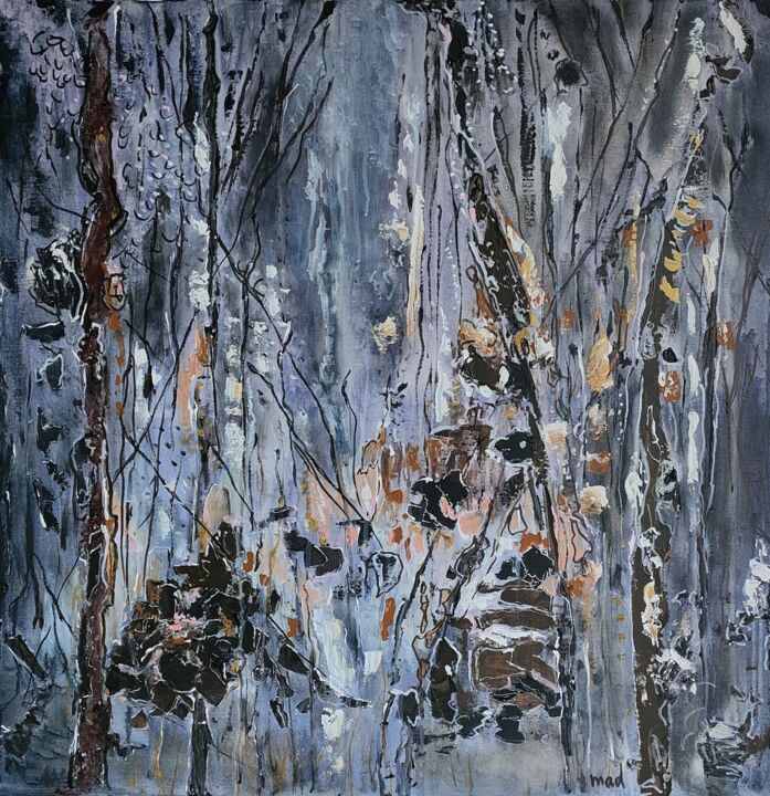 Mystère à l'orée du bois 绘画, 31.5x31.5 in