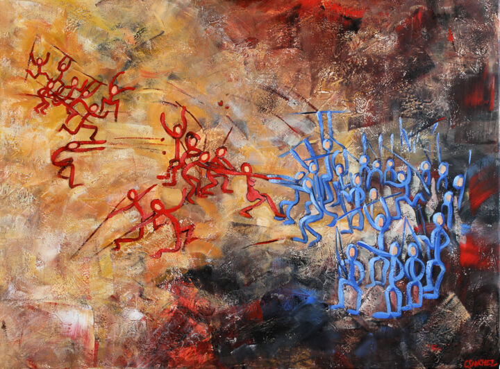 The kidnapping 绘画, 23.6x31.5 in