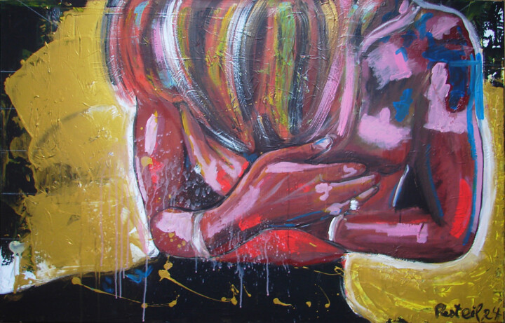 绘画,  29.5x45.3 in 