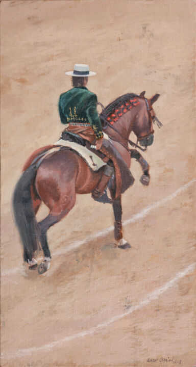 rejoneador V 绘画, 19.7x10.6 in