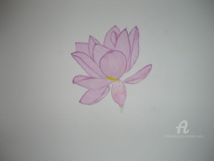 Painting titled "Oneness" by Michela Curtis, Original Artwork, Pencil