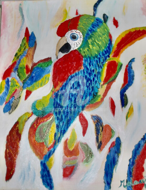 Perroquet, Aubagne 绘画, 19.7x15.8 in