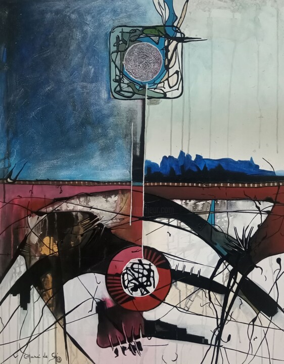 No war machines 绘画, 39.4x27.6 in