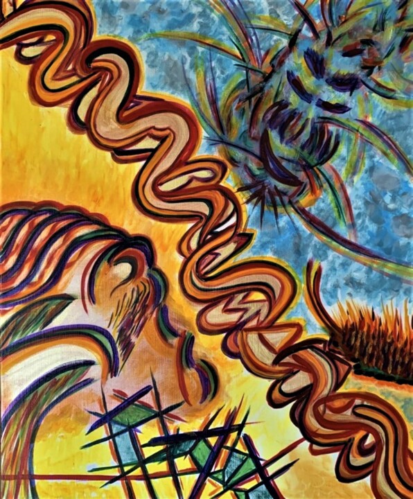 Battle Lines & Borders 绘画, 24x20 in