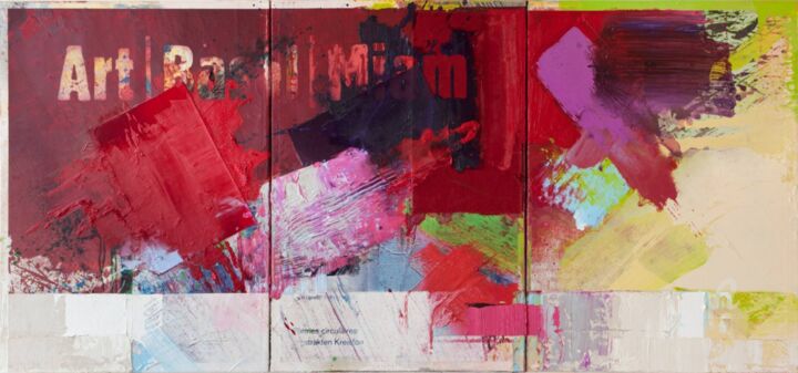 Art Basel Miami Beach 绘画, 49.2x104.3 in