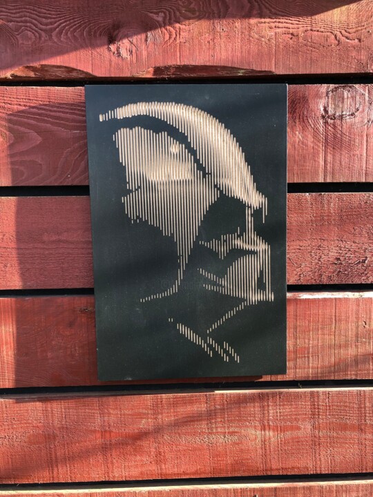 Portrait Gravé de Dark Vador 印花与版画, 23.6x15.8 in
