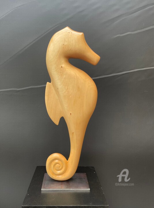 Hippocampe 雕塑, 20.1x7.1 in