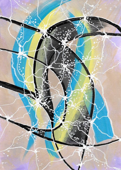 THOUGHTS ABOUT UKRAINE 绘画, 11.7x8.3 in