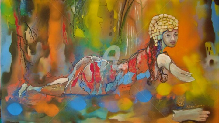 绘画,  28.7x36.2 in 