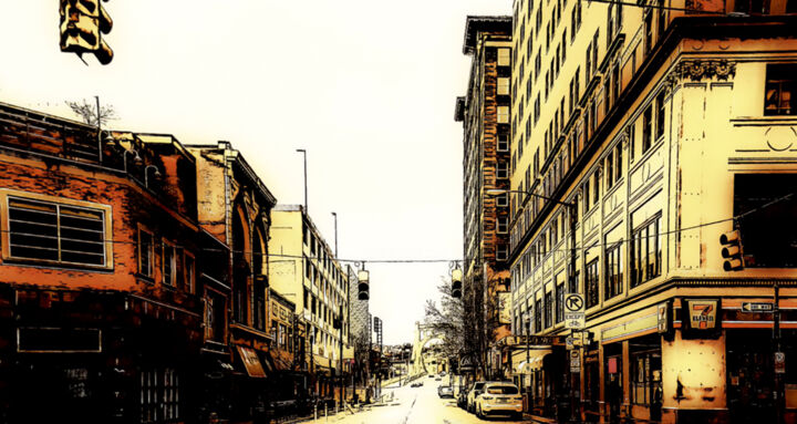 Sepia Reverie Printmaking, 32x60 in