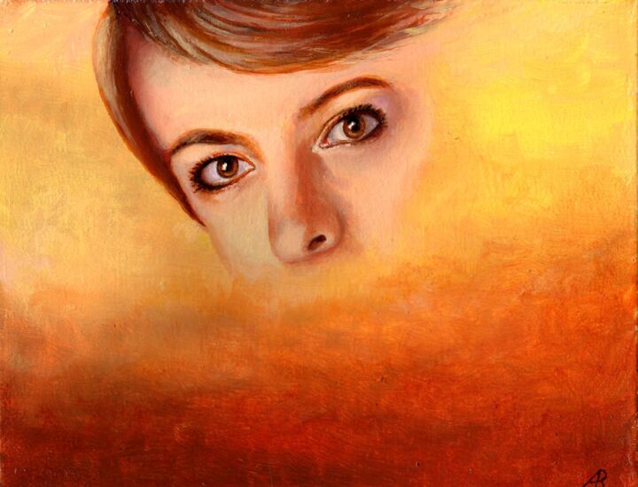 In Moments of sad Music / В минуты музыки печальной 绘画, 8.7x11 in