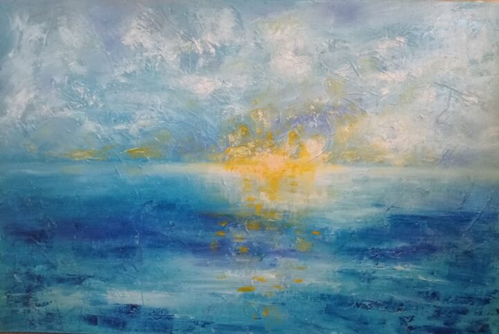 Painting titled "Rest for the soul" by Andrea Stanic, Original Artwork, Oil