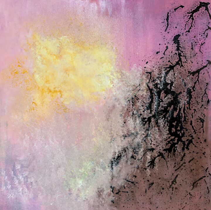 Painting titled "My solace" by Atignas Art, Original Artwork, Oil