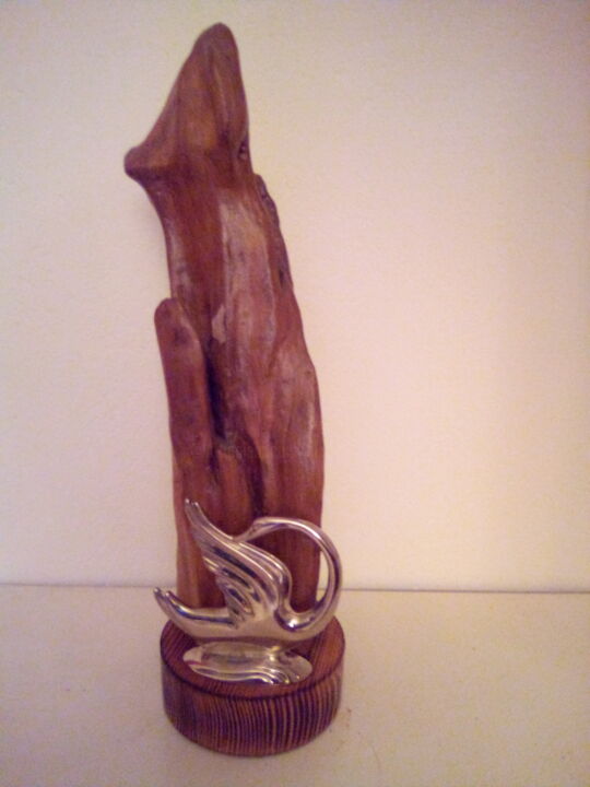 le cygne 雕塑, 18.5x6.3 in