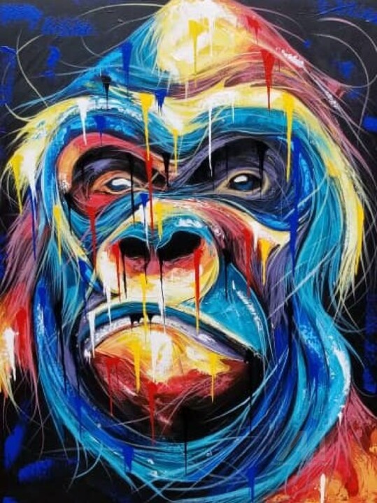 绘画,  53.2x40.9 in 