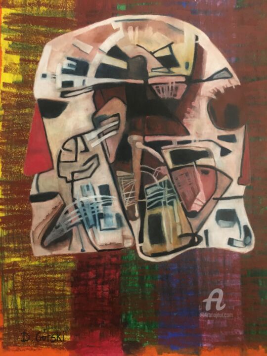Brak Tytułu 绘画, 27.6x21.7 in