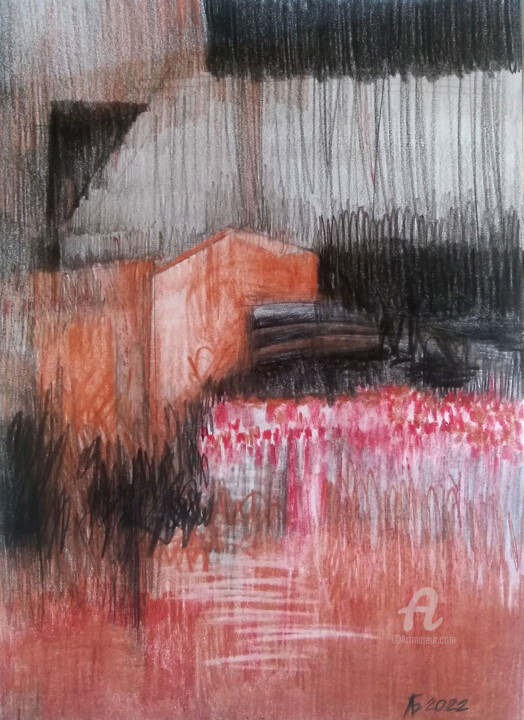 "NEW REALITY" №12. 图画, 11.4x8.3 in