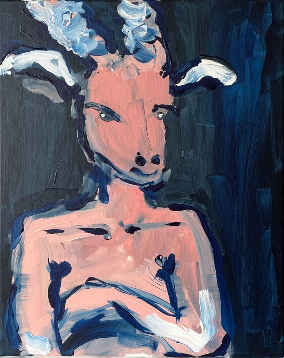 Painting titled "Ged" by Sofiia Irkha Zlakowska, Original Artwork, Acrylic