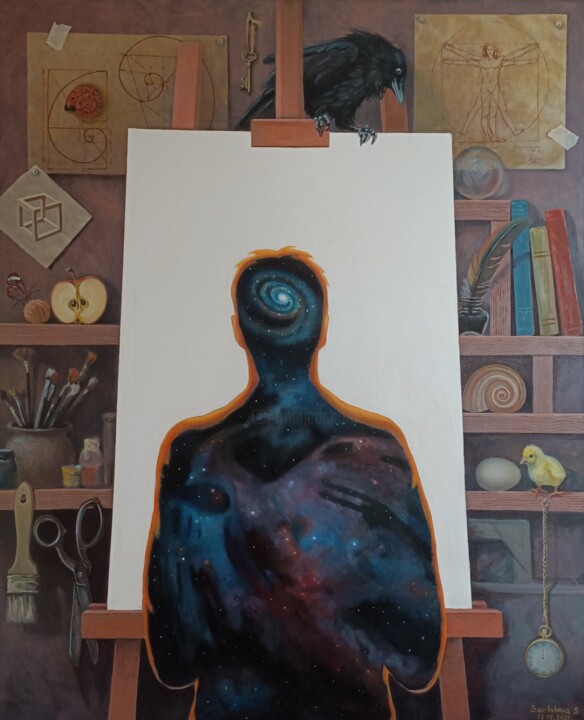 Создатель 绘画, 43.3x35.4 in