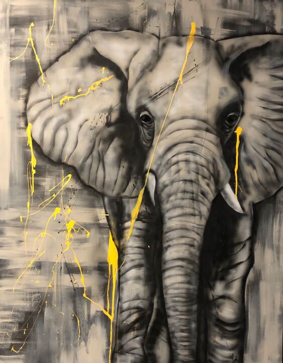 绘画,  59.1x44.5 in 