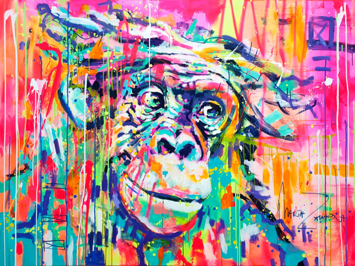 Marlon 绘画, 47.2x63 in