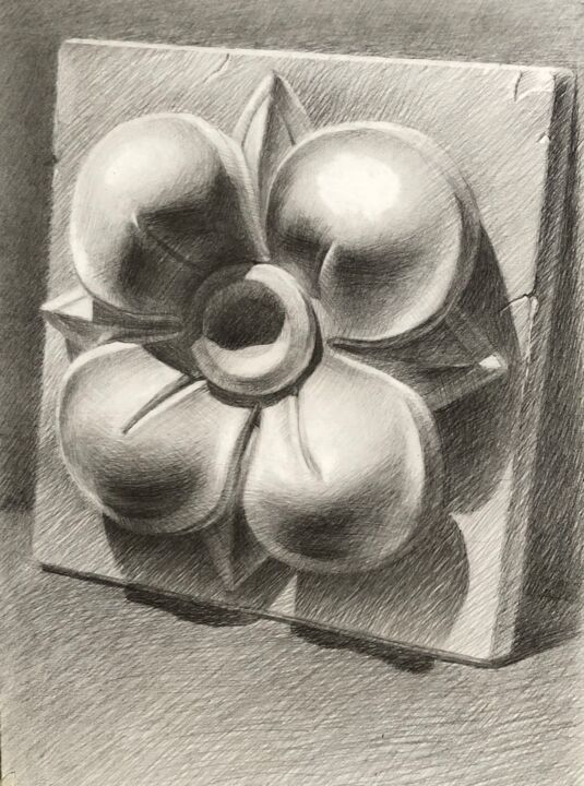 Tekening getiteld "Architectural rosse…" door Dmitry Klyucharev, Origineel Kunstwerk, Potlood