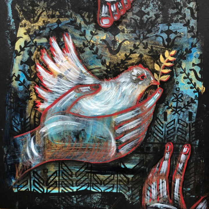 Ζωγραφική,  11,4x11,4 in 