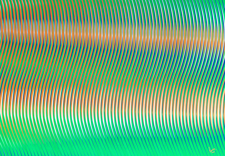 Painting titled "Torrent" by Miguel Angel Lozano Bonora, Original Artwork, Acrylic Mounted on Wood Panel