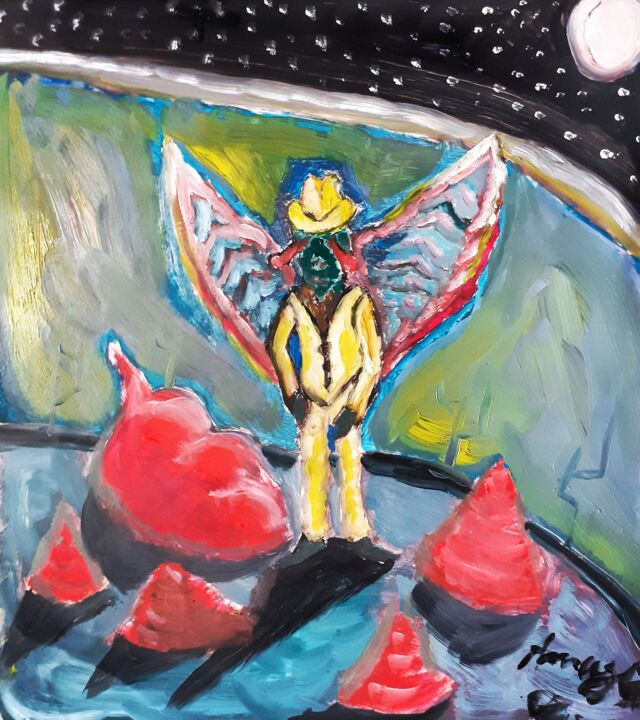 绘画,  11x9.8 in 