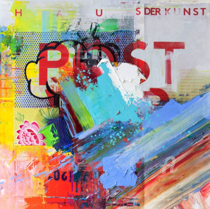 Postwar Munich 绘画, 47.2x47.2 in