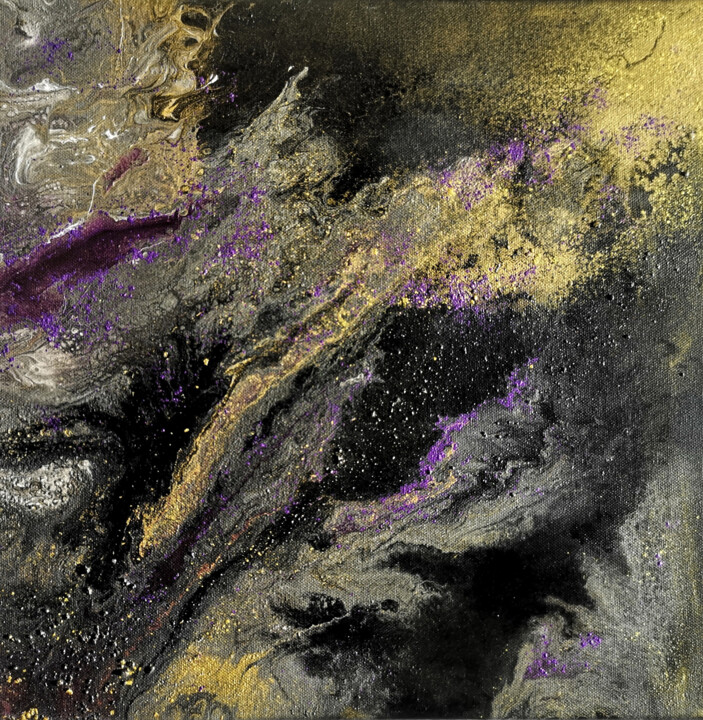 Schilderij getiteld "Abstract Painting S…" door Tatiana Zhuravleva, Origineel Kunstwerk, Acryl