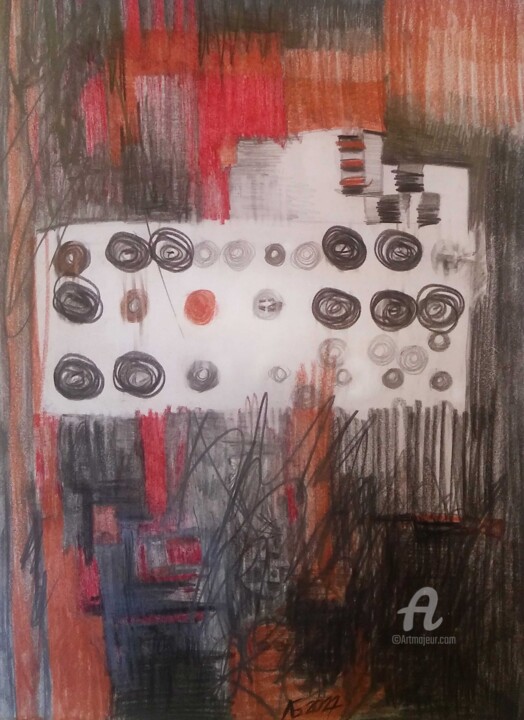 "New reality" №14. 图画, 11.4x8.3 in
