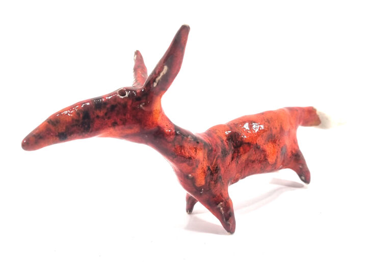 FOX XLIV 雕塑, 5.9x3.9 in