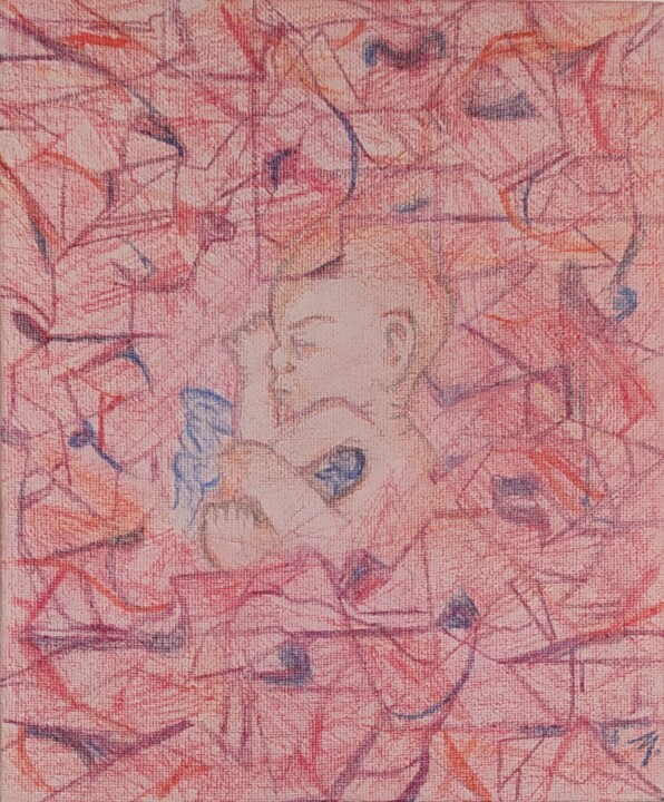 图画,  9.5x7.9 in 