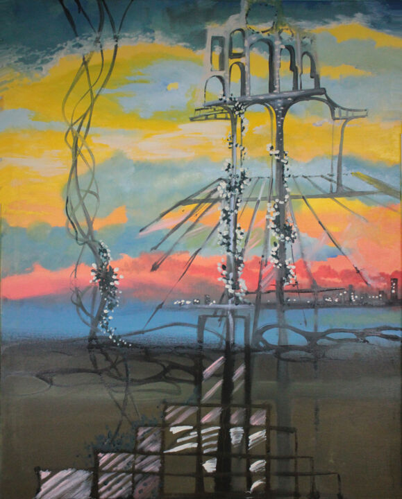 LES DOCS 绘画, 29.5x25.6 in