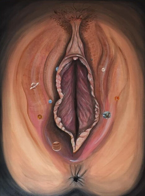 Origine ed equilibrio cosmico 绘画, 39.4x27.6 in