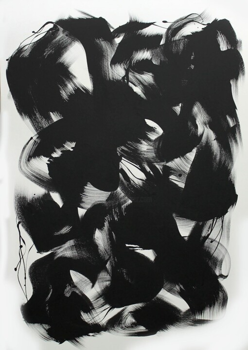Painting titled "Back To The Start" by Paresh Nrshinga F R S A, Original Artwork, Acrylic Mounted on Wood Stretcher frame