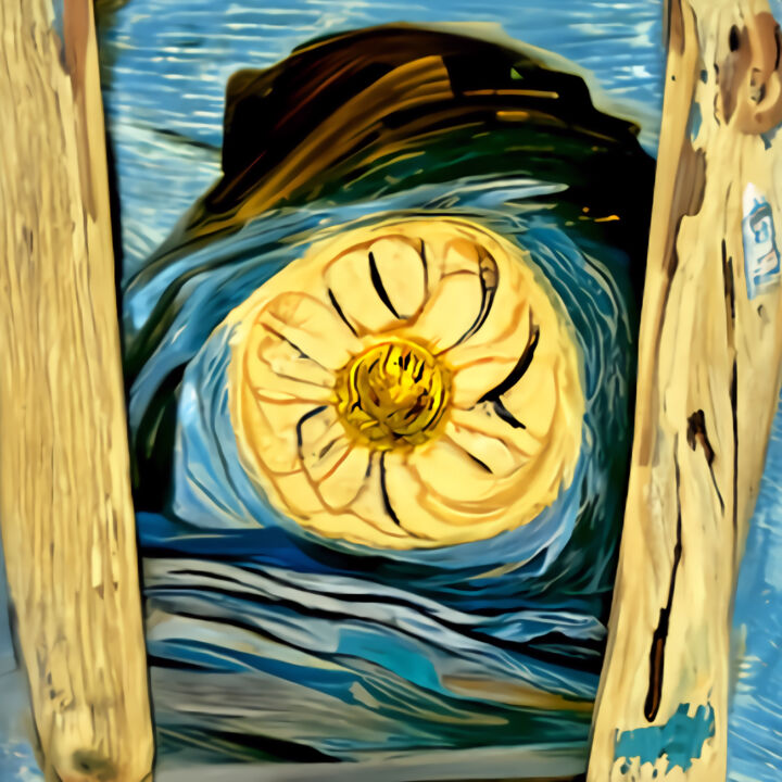 Arte digitale intitolato "Sunflower" da Bachir Reddioui, Opera d'arte originale, Pittura digitale