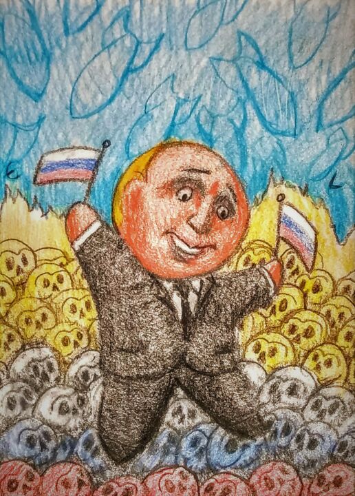 Smiling Faces at Puti-Puff's Great Rally 图画, 8x6 in