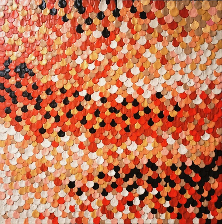 Collages titled "Sandbox" by Julee Latimer, Original Artwork, Acrylic