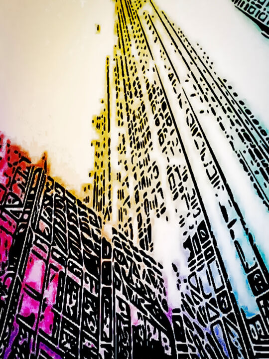 Vertical Symphony Printmaking, 55x40 in