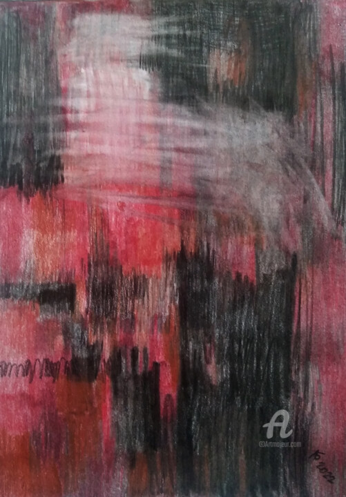 图画 标题为“"New reality" №19.” 由Lyudmila Belenkina, 原创艺术品, 石墨