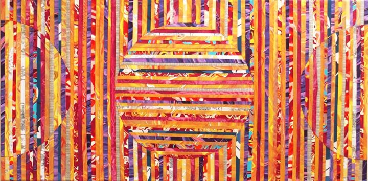 Collages titled "Beat your own Drum" by Julee Latimer, Original Artwork, Acrylic