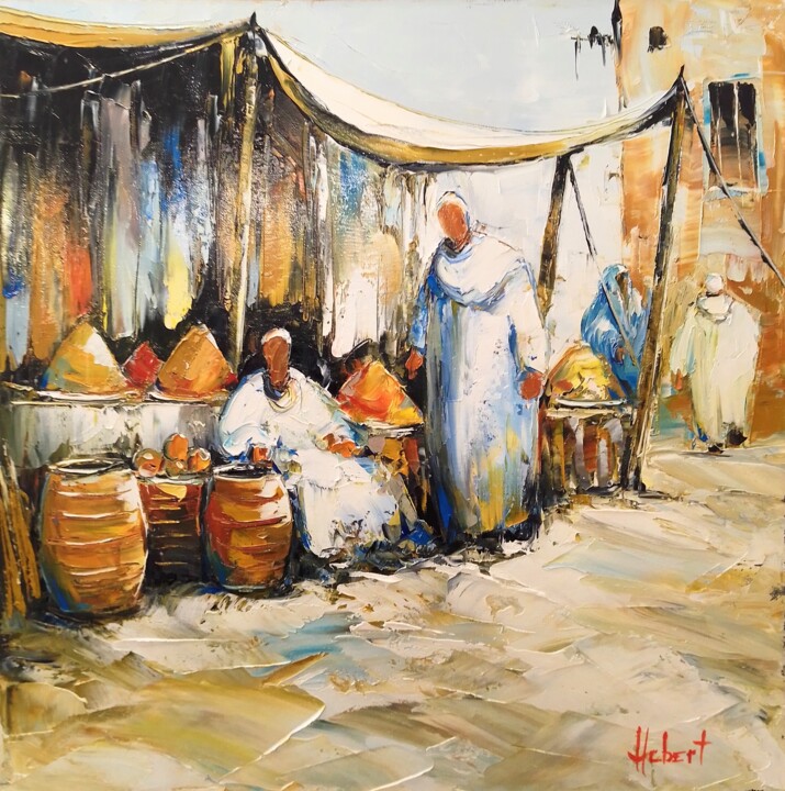 Le marché aux épices 绘画, 19.7x19.7 in