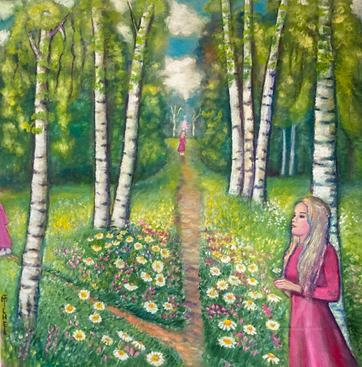 Den richtigen Weg finden 绘画, 39.4x39.4 in